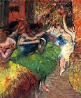 Edgar Degas Dancers in the Wings II painting